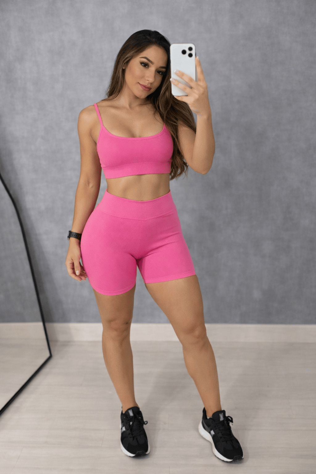 Short Feminino Canelado Fitness | 100% Conforto
