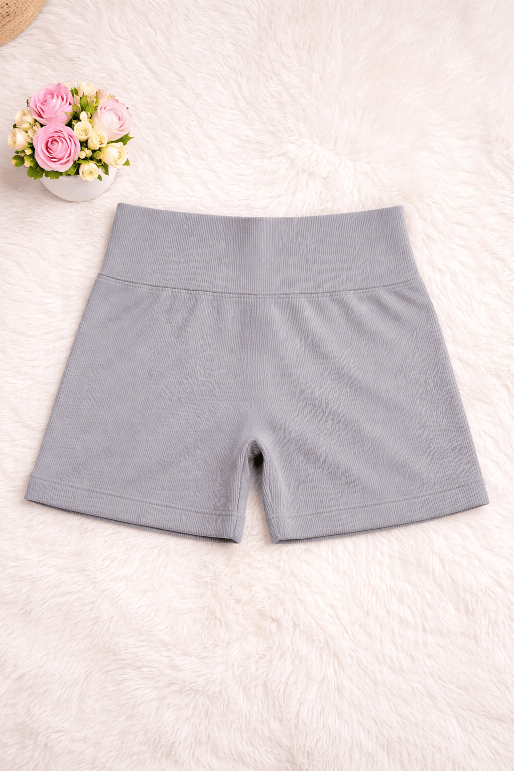 Short Feminino Canelado Fitness | 100% Conforto