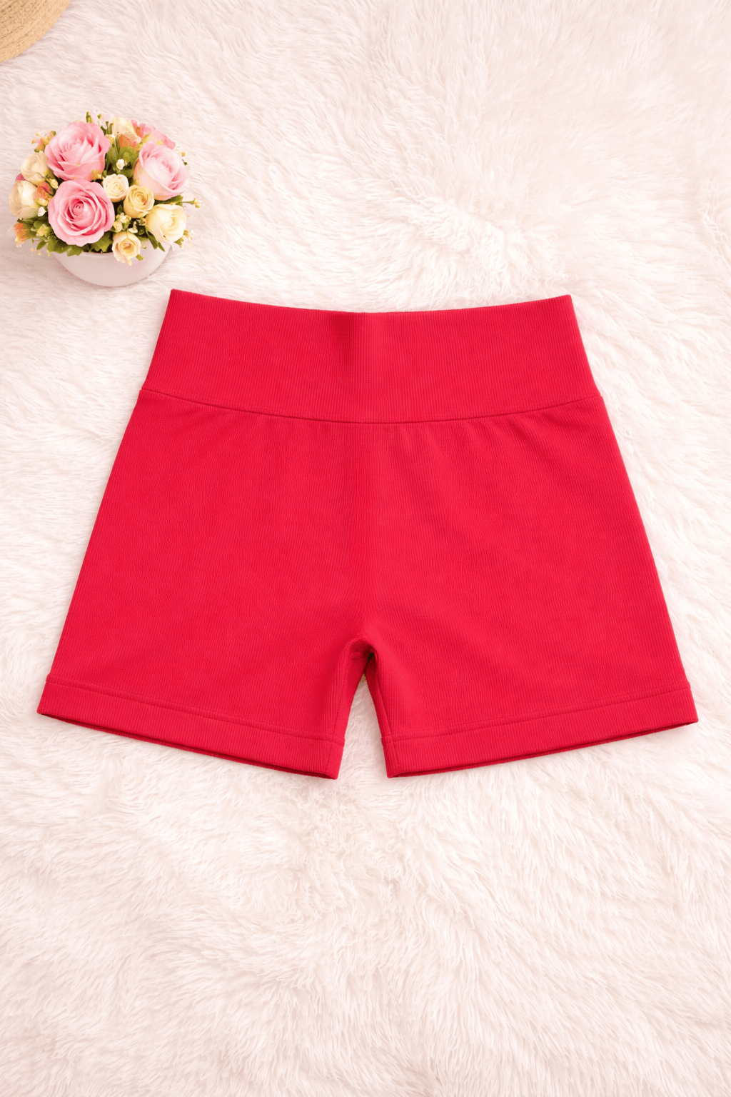 Short Feminino Canelado Fitness | 100% Conforto