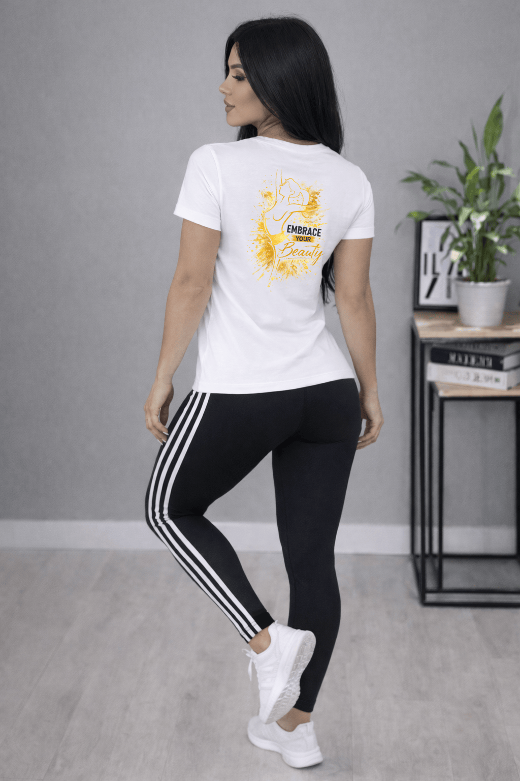 Camiseta Tradicional Manga Curta Glamour - Embrace Your Beauty