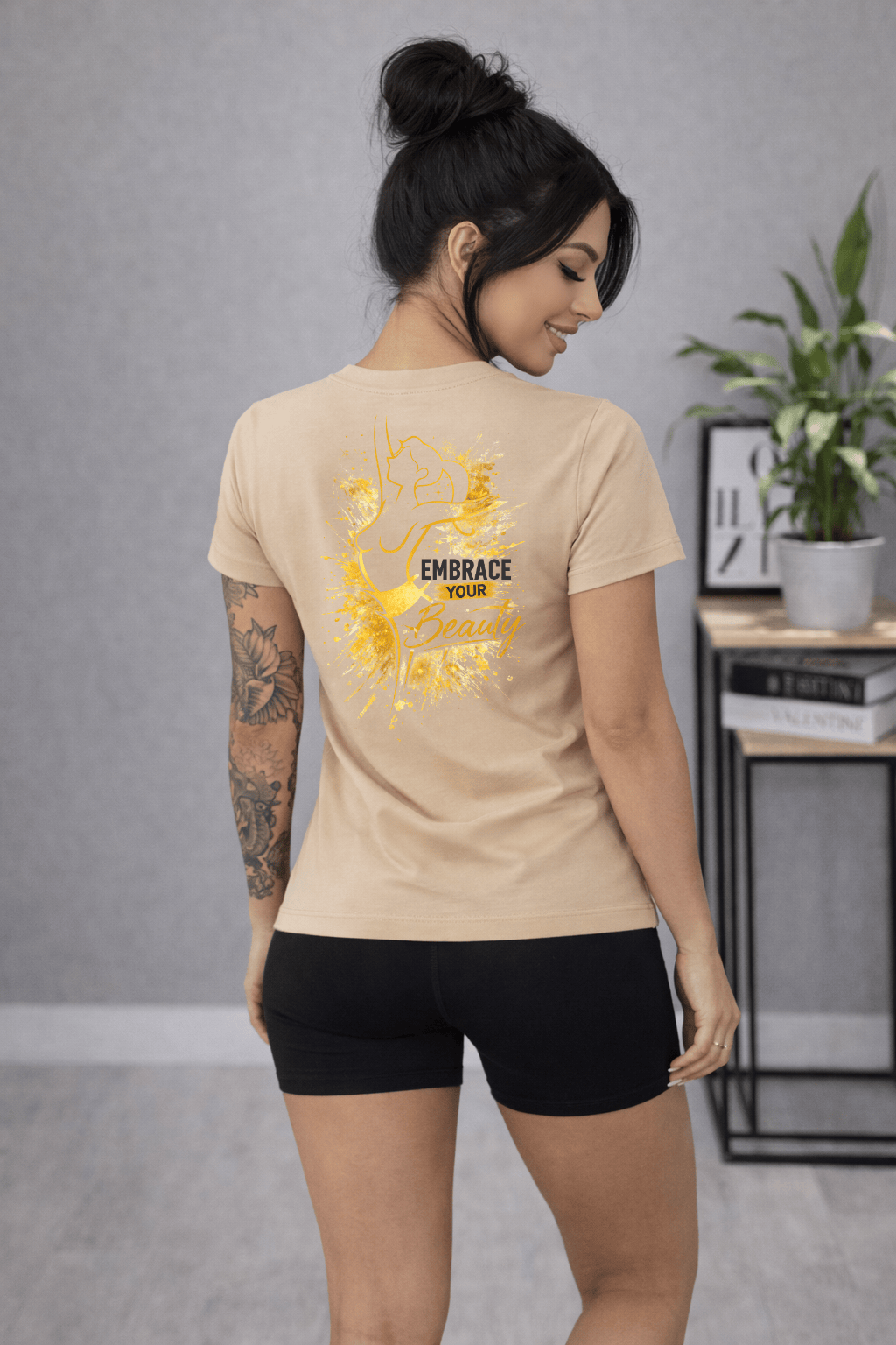 Camiseta Tradicional Manga Curta Glamour - Embrace Your Beauty