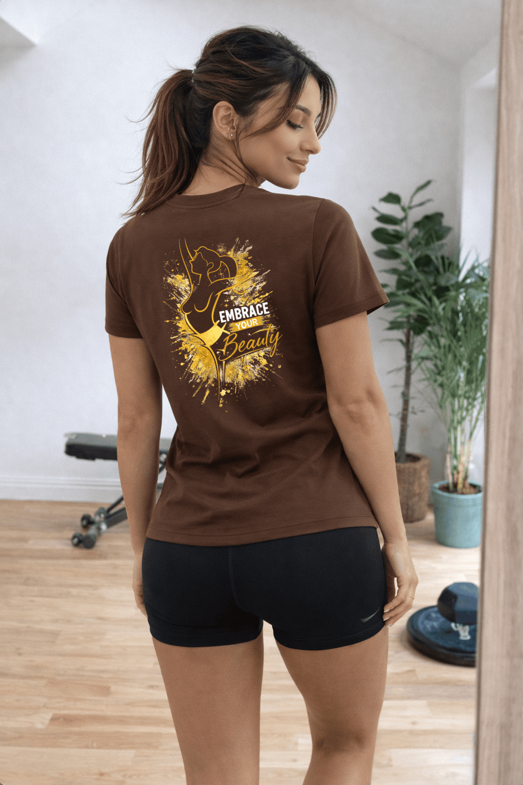 Camiseta Tradicional Manga Curta Glamour - Embrace Your Beauty