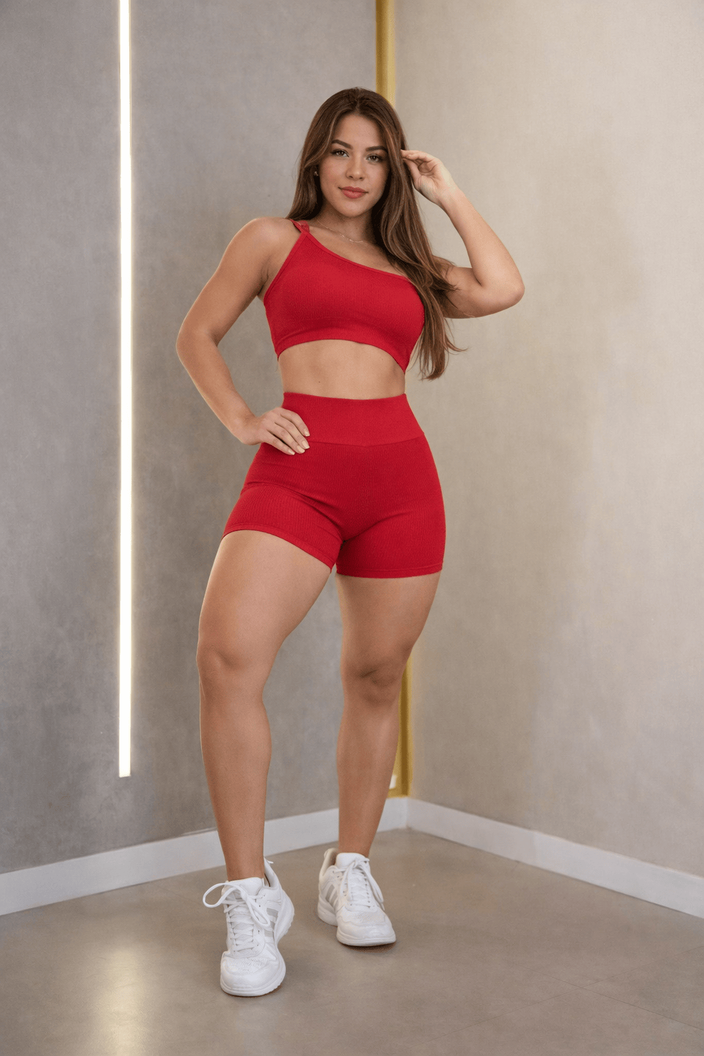 Short Feminino Canelado Fitness | 100% Conforto