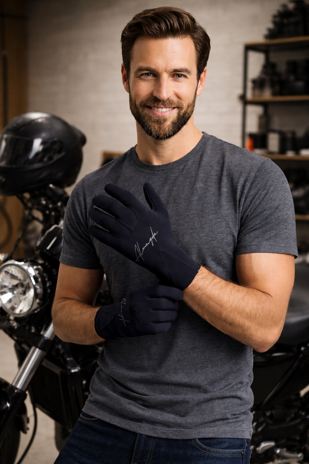 Luva Neoprene Térmica Unissex Multiuso | Mergulho, Moto e Proteção | Alta Performance