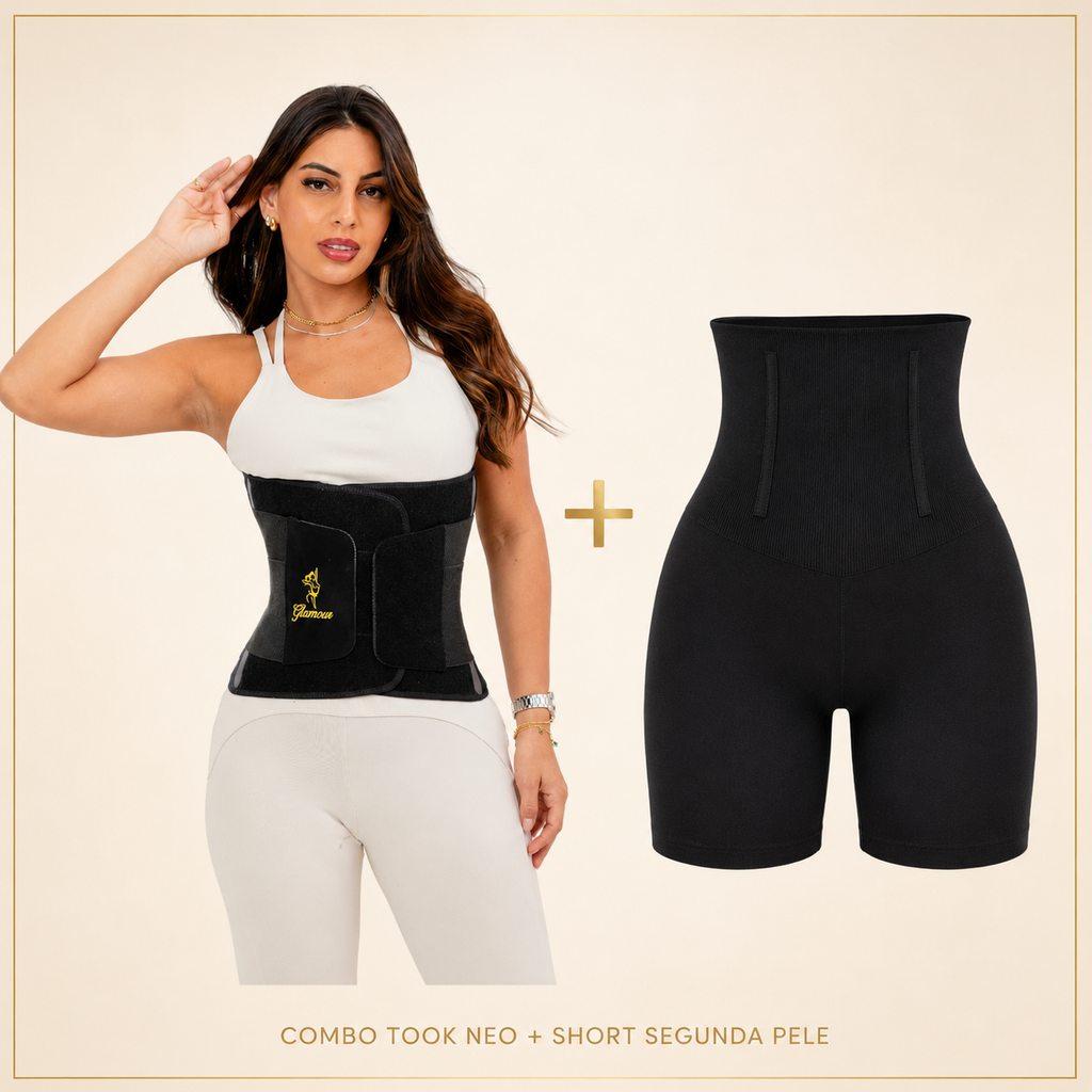 Combo Modelagem Completa – Took Neo + Short Segunda Pele com 50% OFF