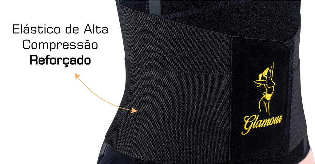 Cinta Modeladora com Barbatanas Reforçadas – Sem Alças | Glamour Took Neo Steel