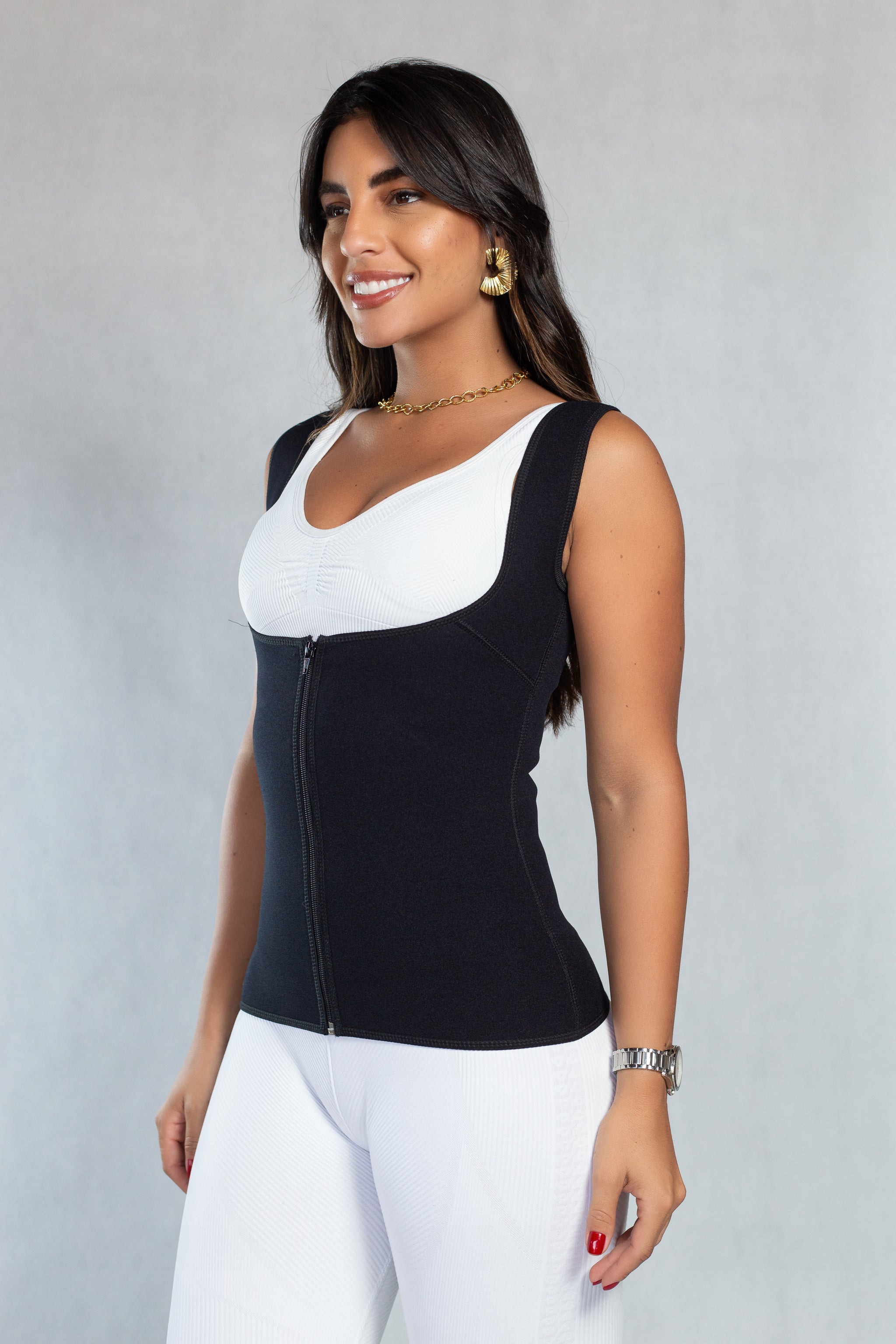 Cinta com ziper térmica modeladora