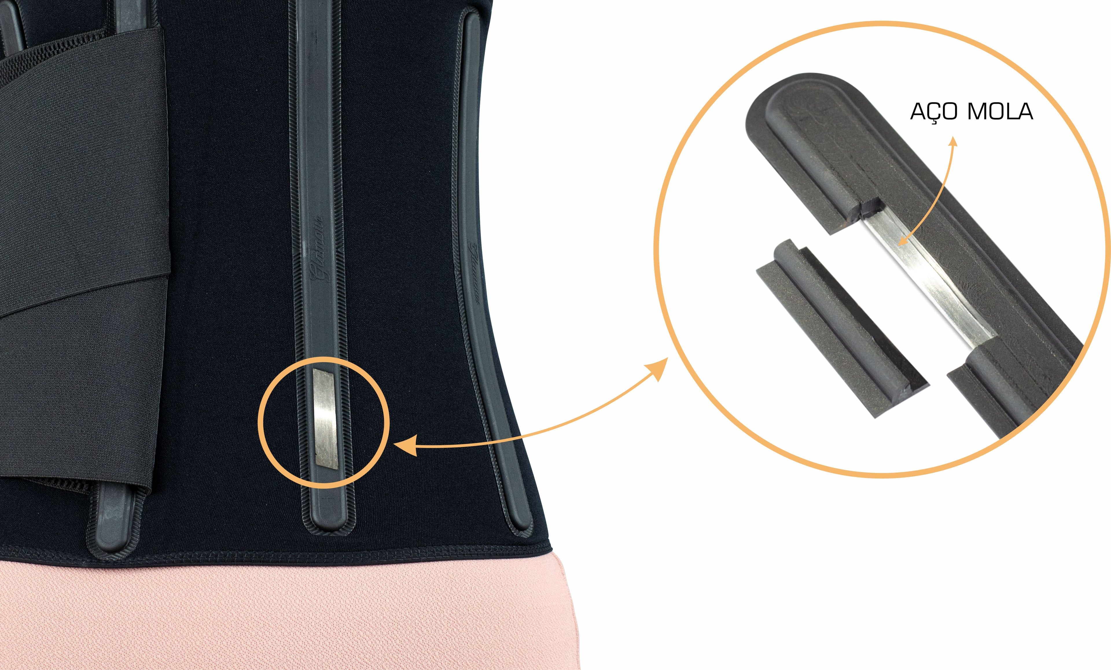 Cinta Modeladora com Barbatanas Reforçadas – Sem Alças | Glamour Took Neo Steel