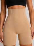 Short Modelador Segunda Pele com Barbatanas e Tecido Duplo c/ abertura higiênica